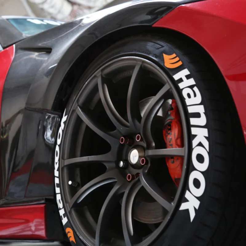 Стикеры HANKOOK с надписью на шину резиновые 3D наклейки колесо для автомобиля и