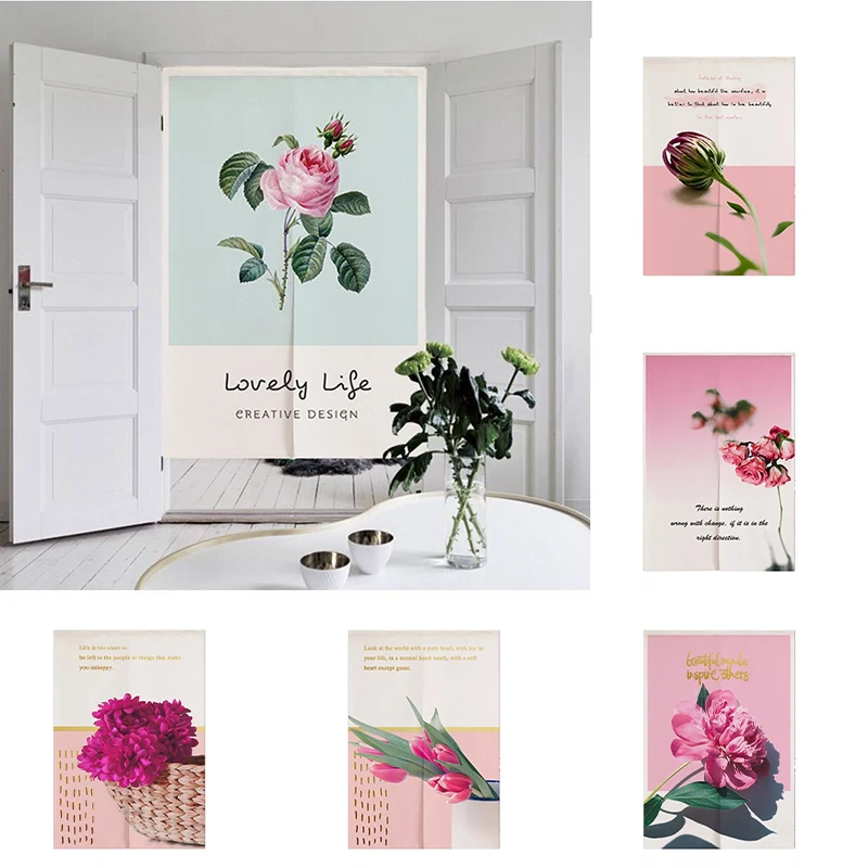 Flower Cloth Door Curtain Bedroom Kitchen Partition Curtain Home Decoration Geomantic Half Panel Curtain
Flower Cloth Door Curtain Bedroom Kitchen Partition Curtain Home Decoration Geomantic Half Panel Curtain
