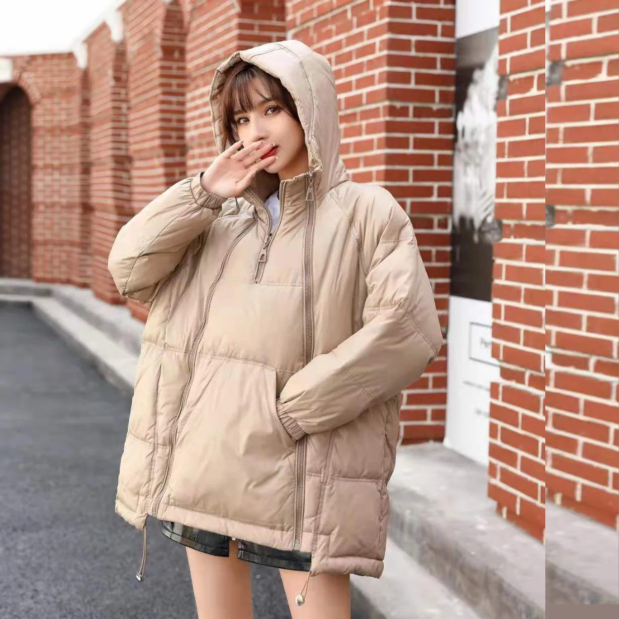 Winter Oversize Duck Down Coat Women Hoodies Short Casual Warm Jackets Spring zipper pocket Basic Parkas Fashion Favourite Sale
Winter Oversize Duck Down Coat Women Hoodies Short Casual Warm Jackets Spring zipper pocket Basic Parkas Fashion Favourite Sale