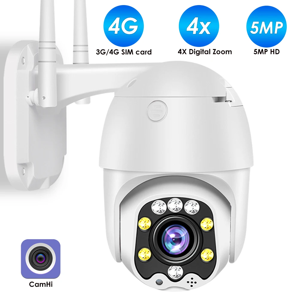 IP-камера CamHi, 5 Мп, 4G, PTZ, 4-кратный зум, 1080P, с сигнализацией, с SIM-картой
IP-камера CamHi, 5 Мп, 4G, PTZ, 4-кратный зум, 1080P, с сигнализацией, с SIM-картой