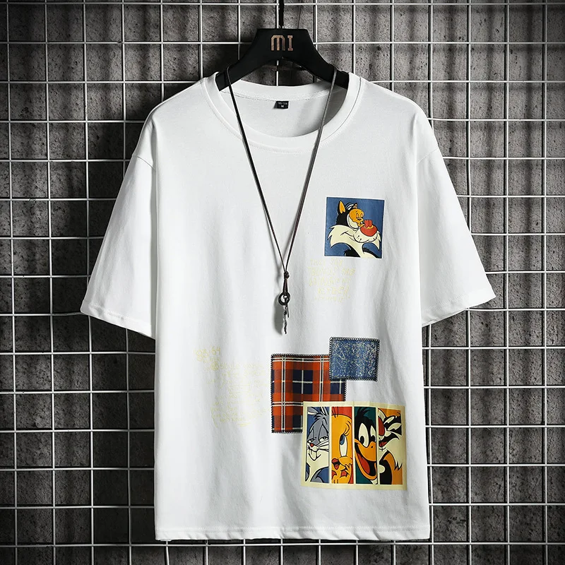 2021 Brand Cotton Men's New Summer Hip Hop Short Breathable High Quality Popular Sleeve Fashion Casual T-shirt Short Sleeve
2021 Brand Cotton Men's New Summer Hip Hop Short Breathable High Quality Popular Sleeve Fashion Casual T-shirt Short Sleeve