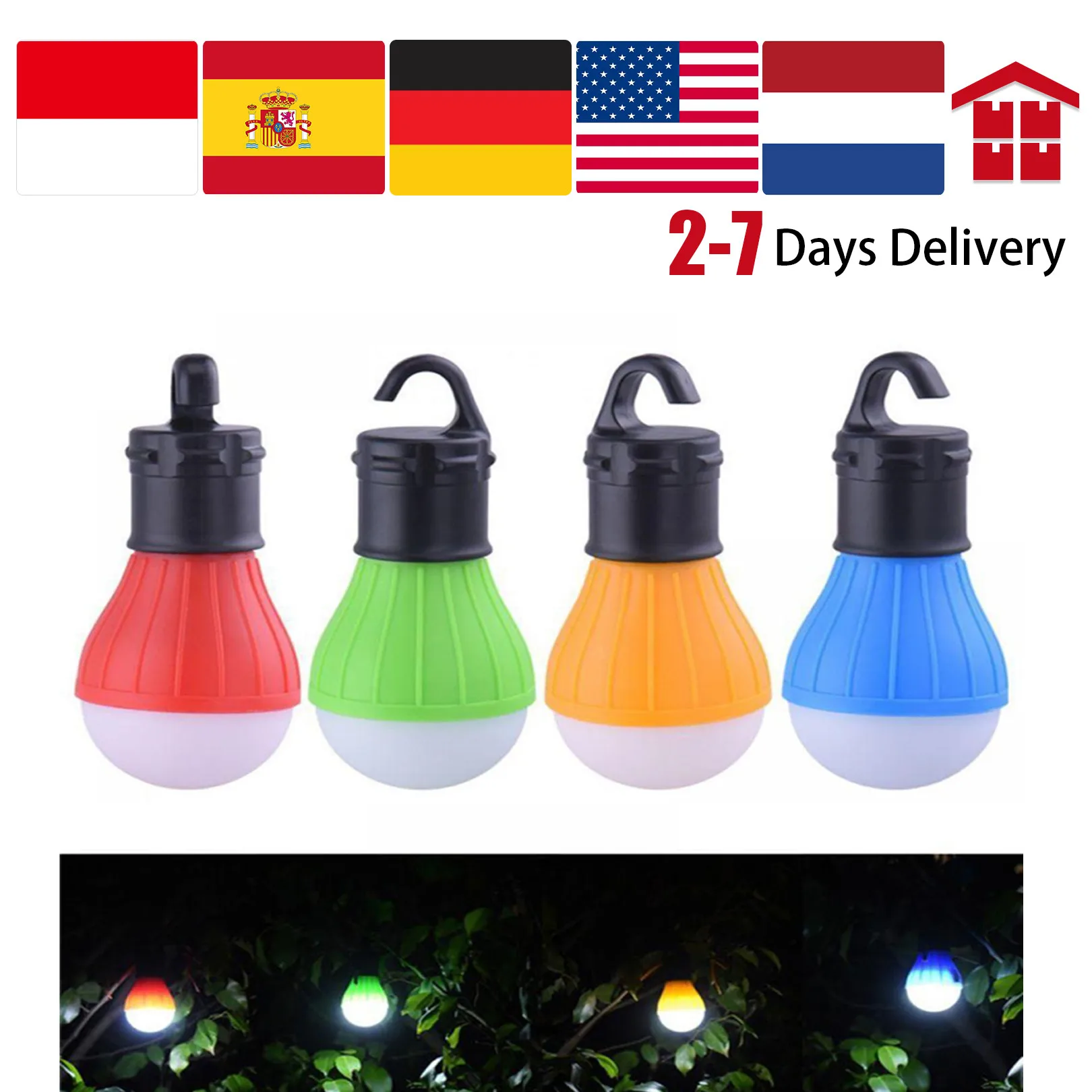 Portable Tent Light LED Bulb Emergency Lamp Waterproof Hanging Hook Camping Flashlight High Mini
Portable Tent Light LED Bulb Emergency Lamp Waterproof Hanging Hook Camping Flashlight High Mini