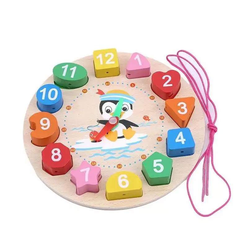 Montessori Cartoon Animal Educational Wooden Beaded Geometry Digital Clock Puzzles Gadgets Matching Clock Toy For Children
Montessori Cartoon Animal Educational Wooden Beaded Geometry Digital Clock Puzzles Gadgets Matching Clock Toy For Children