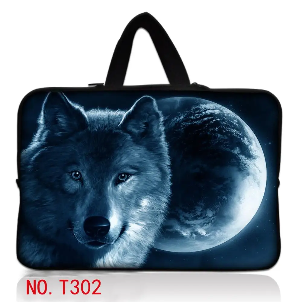 

Wolf Moon Laptop Bag 13.3 15.6 14 inch Waterproof Notebook Bag Sleeve For Macbook Air Pro 13 15 Computer Handbag Briefcase Bag