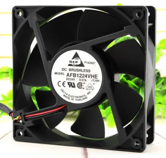 For Delta AFB1224VHE T7RY DC 24V 0.57A 120x120x38mm Server Cooling Fan 
For Delta AFB1224VHE T7RY DC 24V 0.57A 120x120x38mm Server Cooling Fan