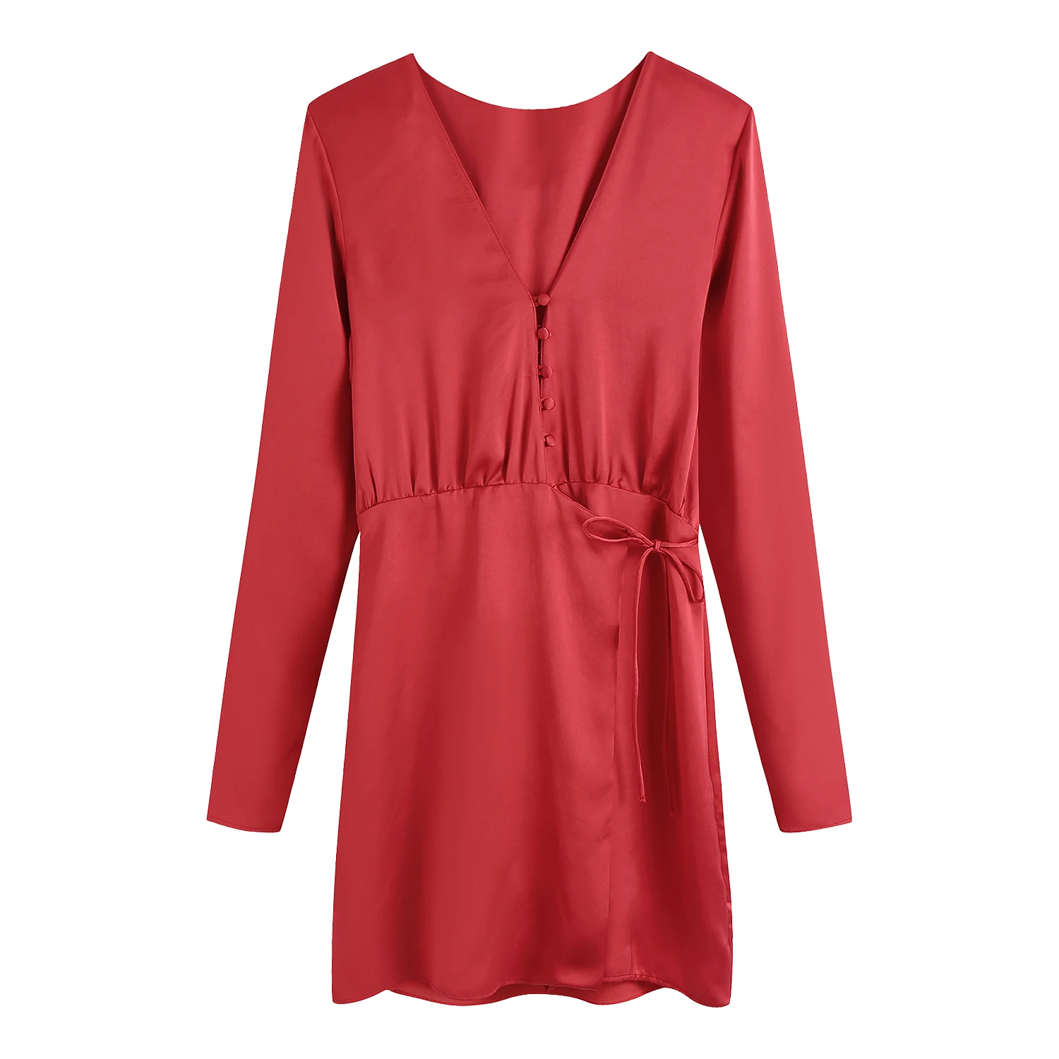 BLSQR Red Elegant Mini Dress Women V-neck Fashion Casual Pleated Dresses Female Vintage Chic Buttons Dress Lady
BLSQR Red Elegant Mini Dress Women V-neck Fashion Casual Pleated Dresses Female Vintage Chic Buttons Dress Lady