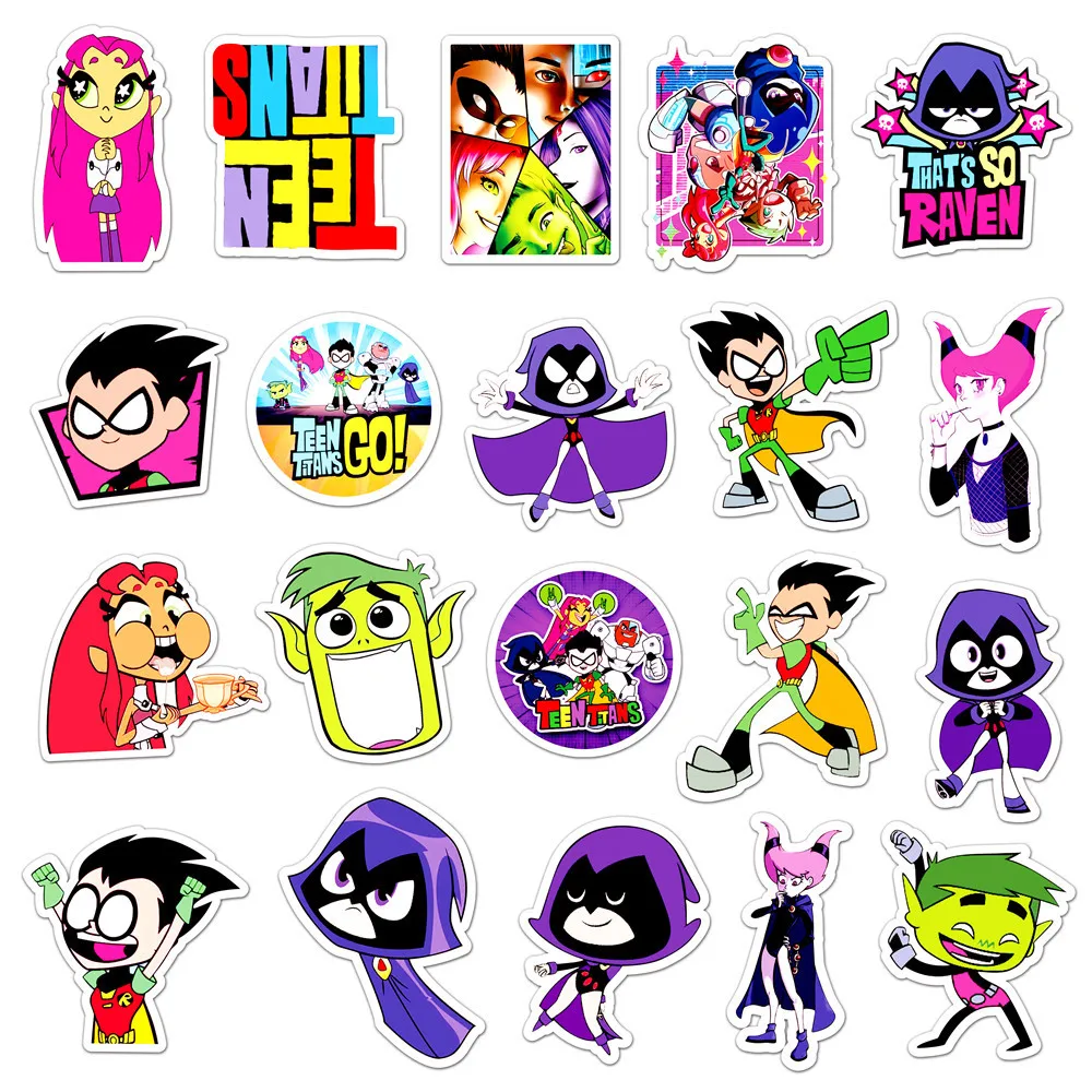 10/50Pcs Cool Teen Titans Go Stickers for Kids Toys Bicycle Phone Suitcase Guitar Bumper Skateboard Graffiti Waterproof Sticker
10/50Pcs Cool Teen Titans Go Stickers for Kids Toys Bicycle Phone Suitcase Guitar Bumper Skateboard Graffiti Waterproof Sticker