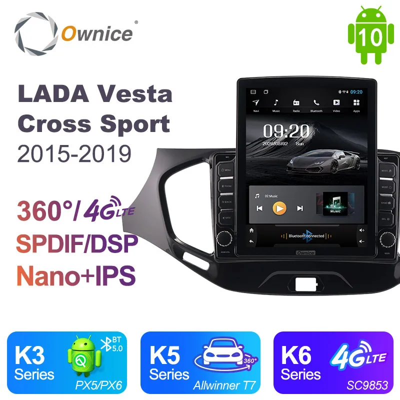 Автомагнитола Ownice на платформе Android 10,0, для LADA Vesta, Cross Sport 2015-2019 г., автомагнитола, видео, аудио, GPS-проигрыватель, 360 панорама
Автомагнитола Ownice на платформе Android 10,0, для LADA Vesta, Cross Sport 2015-2019 г., автомагнитола, видео, аудио, GPS-проигрыватель, 360 панорама