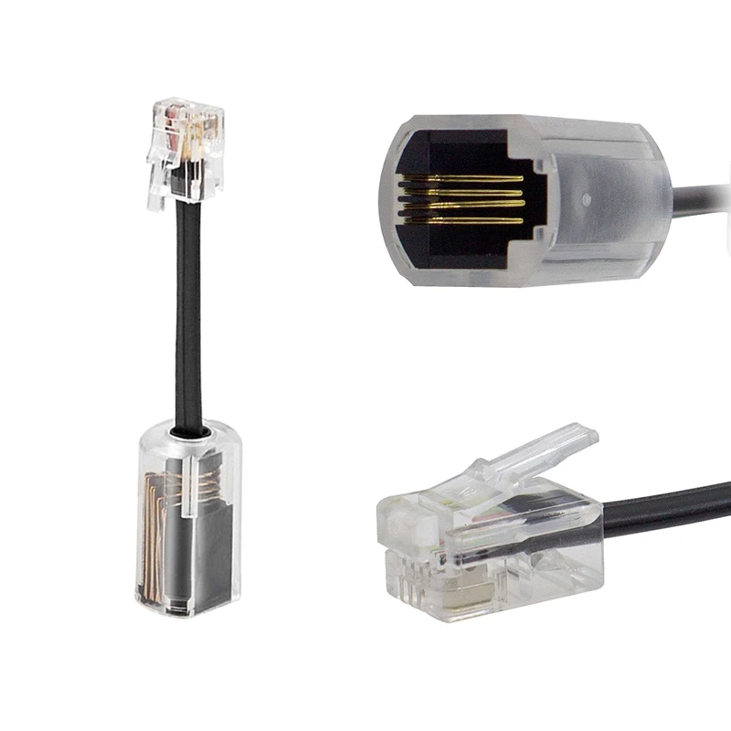 Anti Knotting Rotary 360 Degree RJ11 Male to Female Multidirectional Rotator Telephone Handle Wire Anti Winding Phone Handset
Anti Knotting Rotary 360 Degree RJ11 Male to Female Multidirectional Rotator Telephone Handle Wire Anti Winding Phone Handset