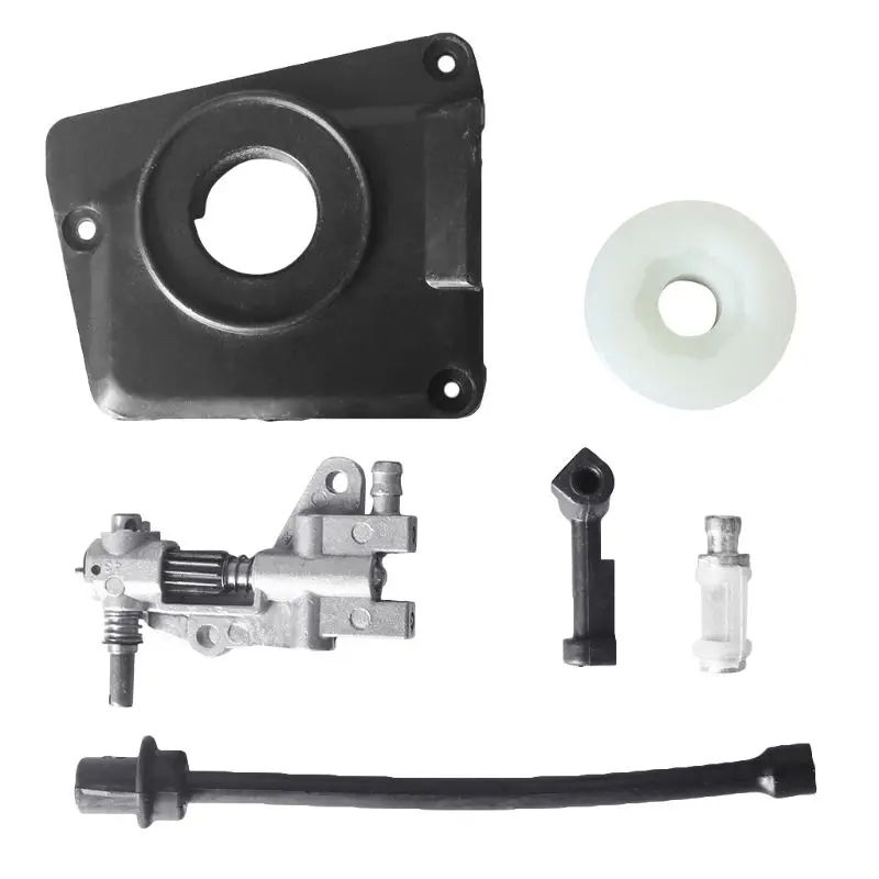 Oil Drive Pump Kit For CHINESE CHAINSAW 4500 5800 45CC 52CC 58CC Pump Cover Worm Gear Oil Pump Cover Oil Filter Oil Pipe
Oil Drive Pump Kit For CHINESE CHAINSAW 4500 5800 45CC 52CC 58CC Pump Cover Worm Gear Oil Pump Cover Oil Filter Oil Pipe