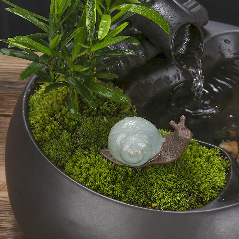 Simple Greenery Bonsai Flowing Water Ornaments Lucky Feng Shui Lucky Office Home New Chinese Ceramic Opening Gift
Simple Greenery Bonsai Flowing Water Ornaments Lucky Feng Shui Lucky Office Home New Chinese Ceramic Opening Gift