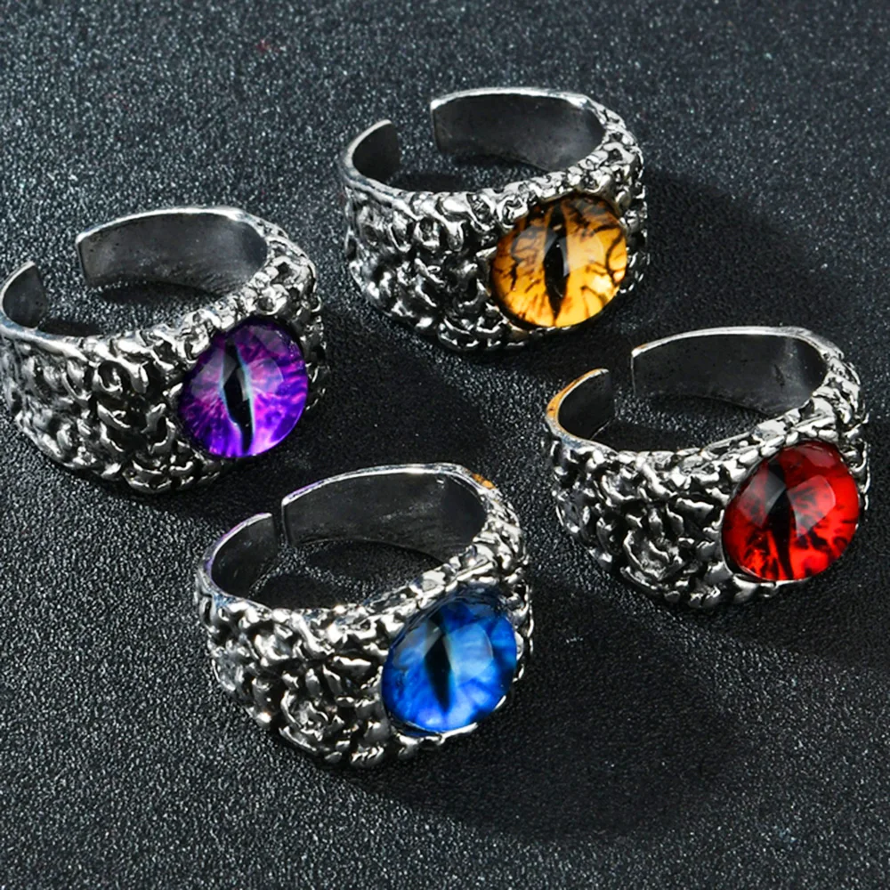Retro Vintage Metal Color Rings For Men Women Evil Eye Fashion Punk Opening Ring Jewelry Gift High Quality Accessories Wholesale
Retro Vintage Metal Color Rings For Men Women Evil Eye Fashion Punk Opening Ring Jewelry Gift High Quality Accessories Wholesale