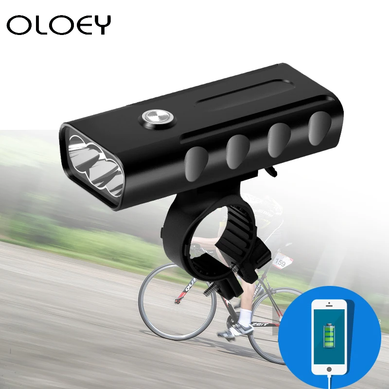 Bike Built-in 5200mAh Battery 3 LED T6 Front Light Induction Bicycle Bright USB Charging Flashlight Cycling & Tail Light
Bike Built-in 5200mAh Battery 3 LED T6 Front Light Induction Bicycle Bright USB Charging Flashlight Cycling & Tail Light