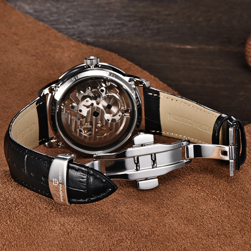 Pagani Design Automatic Mechanical Mens Watches Fashion Casual Waterproof Watch Men Sports Leather Wrist watch Relogio Masculino 
Pagani Design Automatic Mechanical Mens Watches Fashion Casual Waterproof Watch Men Sports Leather Wrist watch Relogio Masculino