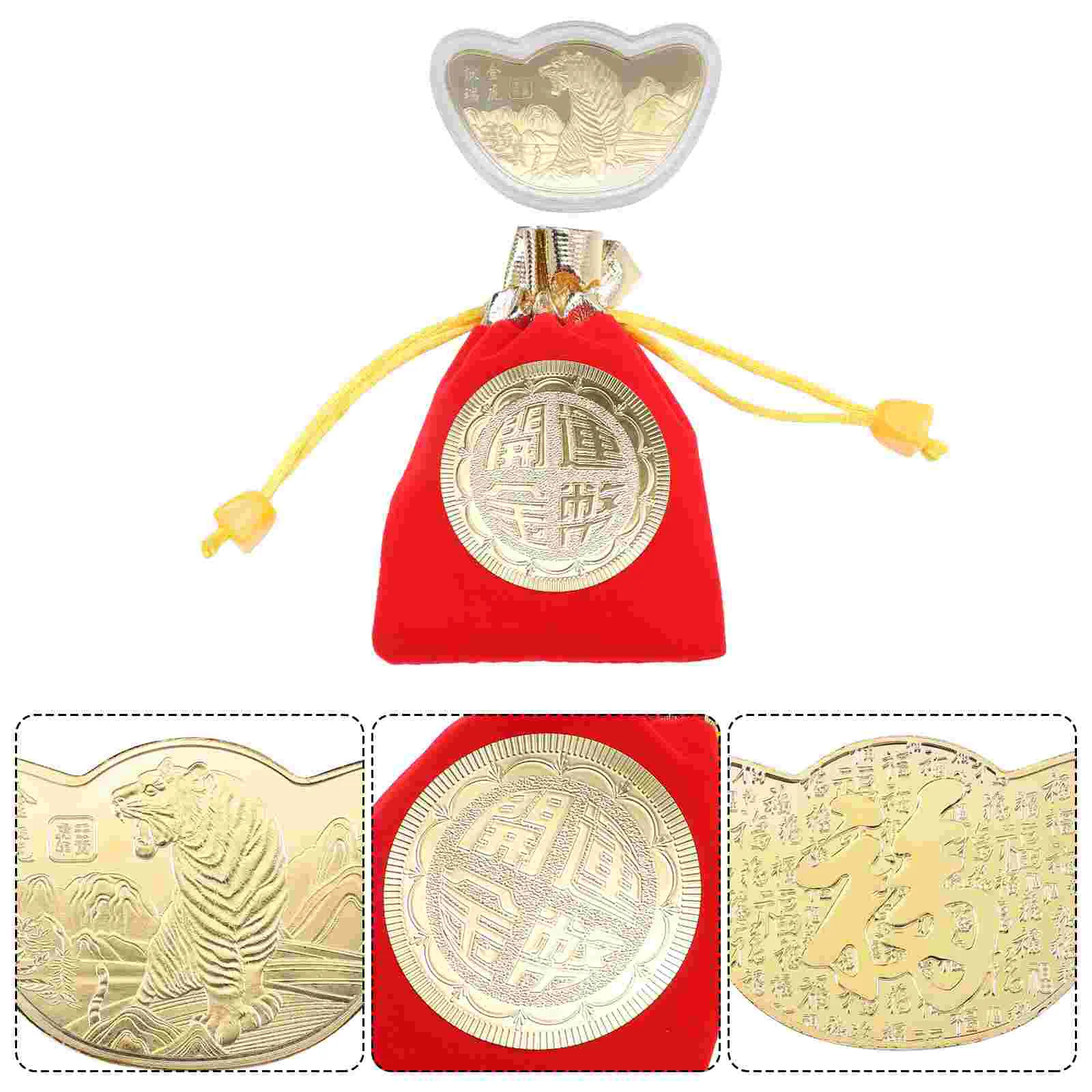 Сувенирная монета в честь года тигра, 1 набор, медаль на новый год удачи 2022, шикарная Подарочная монета
Сувенирная монета в честь года тигра, 1 набор, медаль на новый год удачи 2022, шикарная Подарочная монета