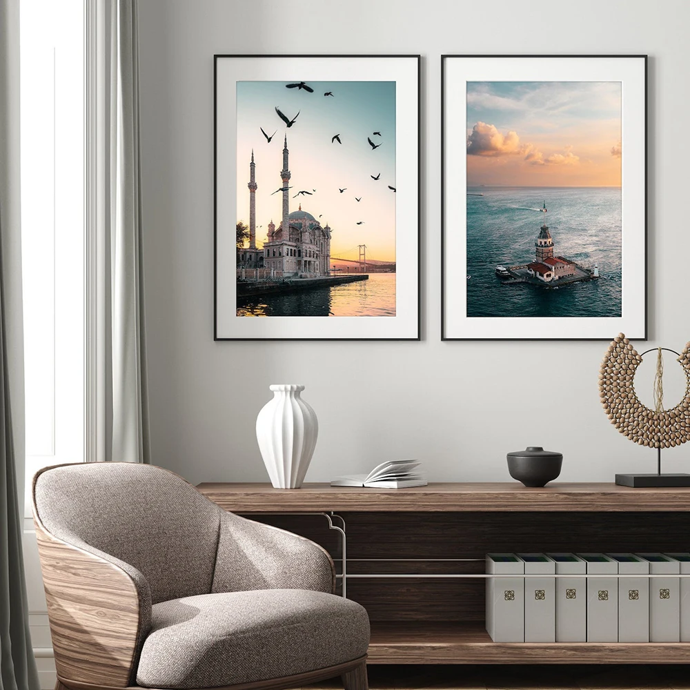 Wall Art Canvas Painting Istanbul Turkey Prints Poster Ortakoy Mosque Sunrise Maiden's Tower Photo Bedroom Decoration Pictures
Wall Art Canvas Painting Istanbul Turkey Prints Poster Ortakoy Mosque Sunrise Maiden's Tower Photo Bedroom Decoration Pictures