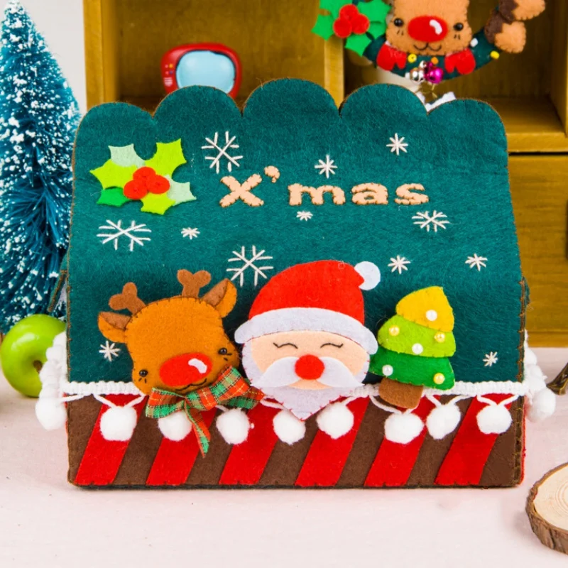 DIY Knitting Cartoon Tissue Box Non-Woven Diy Tissue Holder Free Cut Handmade Craft Material Kit
DIY Knitting Cartoon Tissue Box Non-Woven Diy Tissue Holder Free Cut Handmade Craft Material Kit