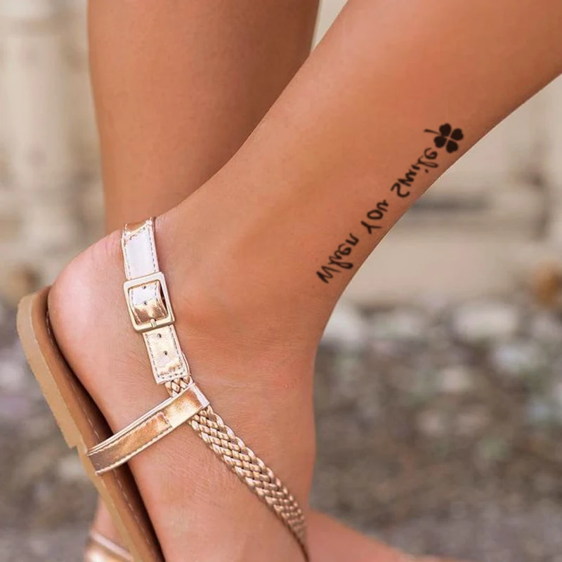 Fashion Sexy Black English Alphabet Tattoo Sticker Waterproof Tatto Cross Four-leaf Clover Black Heart Tattoo Stickers Hand Leg 
Fashion Sexy Black English Alphabet Tattoo Sticker Waterproof Tatto Cross Four-leaf Clover Black Heart Tattoo Stickers Hand Leg