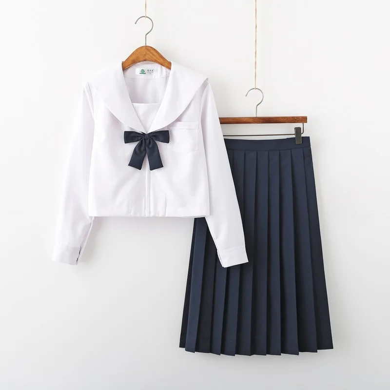 Jk Sailor Suit 2021 Summer New Women's Japanese College Style Suit Solid Color Three-piece Suit Japan Style Sailor Collar S-2XL
Jk Sailor Suit 2021 Summer New Women's Japanese College Style Suit Solid Color Three-piece Suit Japan Style Sailor Collar S-2XL