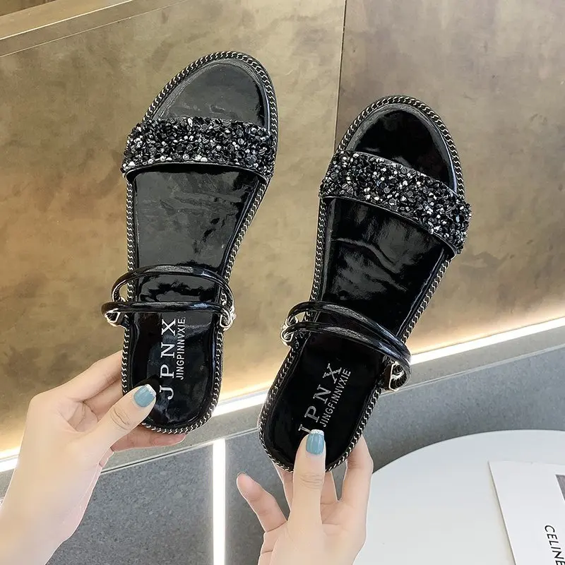Women Shoes Transparent Crystal Slippers Female Sandals 9cm Sexy High Heel Women Shoes Outdoor Home Fish Mouth Slide
Women Shoes Transparent Crystal Slippers Female Sandals 9cm Sexy High Heel Women Shoes Outdoor Home Fish Mouth Slide