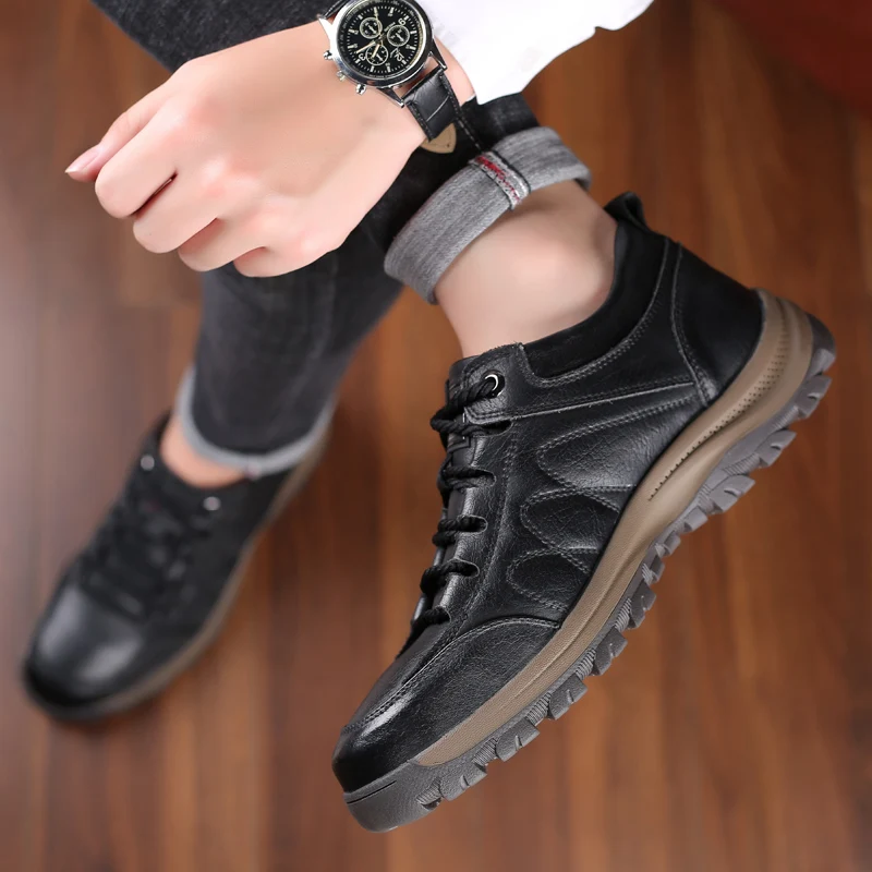 2021 New Style Men's Breathable Leather Shoes Outdoor Light Shoes Casual Walking Sneakers Plus 48 Zapatos De Cuero Para Hombre
2021 New Style Men's Breathable Leather Shoes Outdoor Light Shoes Casual Walking Sneakers Plus 48 Zapatos De Cuero Para Hombre