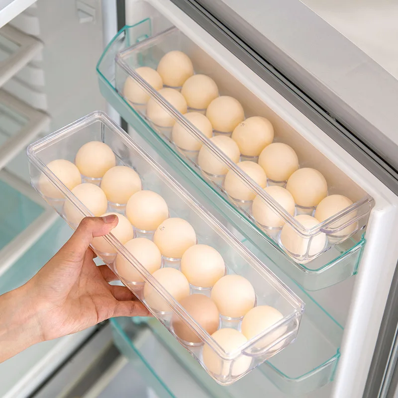 Refrigerator Side Door Egg Storage Box Organizer Household Transparent Egg Grid Fresh-keeping Box Egg Rack Storage Container
Refrigerator Side Door Egg Storage Box Organizer Household Transparent Egg Grid Fresh-keeping Box Egg Rack Storage Container