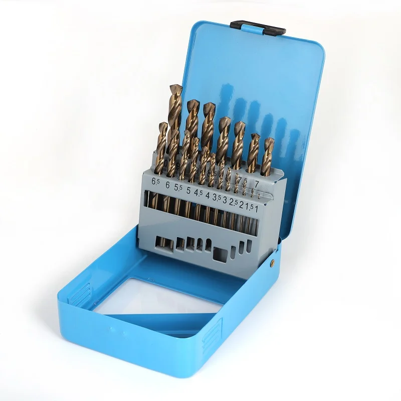 COMOWARE Cobalt Drill Bit Set 19Pcs M35 HSS for Hardened Metal Stainless Steel Cast Iron Wood Plastic with Storage Case 1mm to10
COMOWARE Cobalt Drill Bit Set 19Pcs M35 HSS for Hardened Metal Stainless Steel Cast Iron Wood Plastic with Storage Case 1mm to10