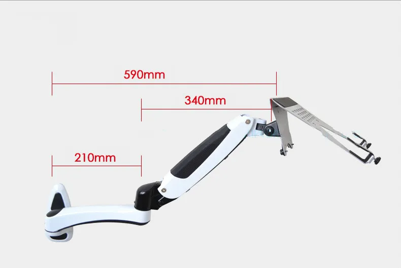 Gas Spring desktop Laptop Holder Arm Aluminum Alloy Full Motion 10-17 inch Laptop Mount Stand Lapdesk GM111W-LDM
Gas Spring desktop Laptop Holder Arm Aluminum Alloy Full Motion 10-17 inch Laptop Mount Stand Lapdesk GM111W-LDM