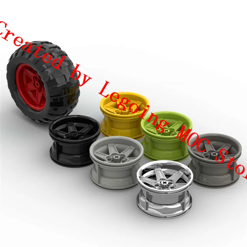 Science and technology automobile building block moc-54120 + 15038 94.8x44mm off-road hub tire connector ev3 assembly toy 
Science and technology automobile building block moc-54120 + 15038 94.8x44mm off-road hub tire connector ev3 assembly toy