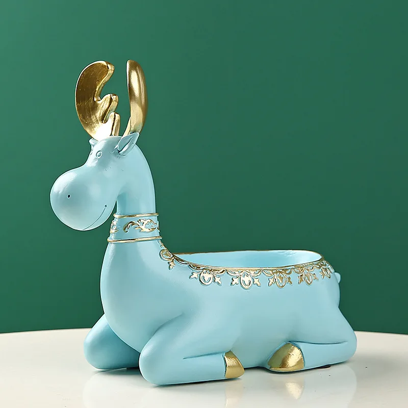 NORTHEUINS Resin Reindeer Storage Mini Figurines Home Decoration Accessories Christmas Decorations Figurines for Interior Statue
NORTHEUINS Resin Reindeer Storage Mini Figurines Home Decoration Accessories Christmas Decorations Figurines for Interior Statue