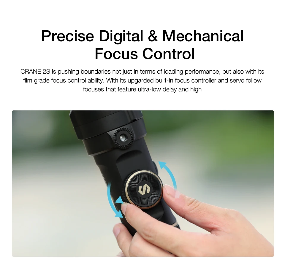 ZHIYUN Official Crane 2S/COMBO/PRO Gimbals 3-Axis Cameras Handheld Stabilizer for DSLR Sony Canon BMPCC 4K 6K Camera VS DJI
ZHIYUN Official Crane 2S/COMBO/PRO Gimbals 3-Axis Cameras Handheld Stabilizer for DSLR Sony Canon BMPCC 4K 6K Camera VS DJI