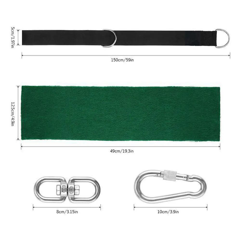 One Pair Tree Swing Hanging Kit Hammock Straps Rope Carabiner 350 KG Load Capacity OutDoor Camping Hiking Hammock Hanging Belt
One Pair Tree Swing Hanging Kit Hammock Straps Rope Carabiner 350 KG Load Capacity OutDoor Camping Hiking Hammock Hanging Belt