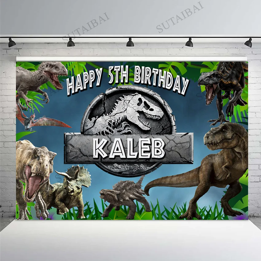 Jurassic World Background Photography Studio for Birthday Boy Customize Photo Backdrops Dinosaur Party Decorations
Jurassic World Background Photography Studio for Birthday Boy Customize Photo Backdrops Dinosaur Party Decorations