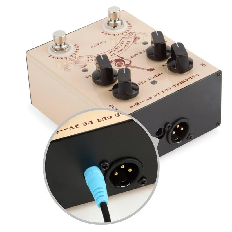 CALINE CP-40 Guitar Pedal DI Box for Acoustic Guitars Accessorie True Bypass with Aluminum Housing
CALINE CP-40 Guitar Pedal DI Box for Acoustic Guitars Accessorie True Bypass with Aluminum Housing