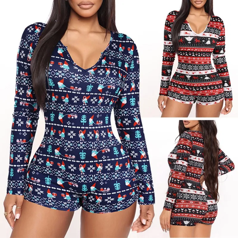 Женский комбинезон с длинным рукавом и V-образным вырезом
Женский комбинезон с длинным рукавом и V-образным вырезом