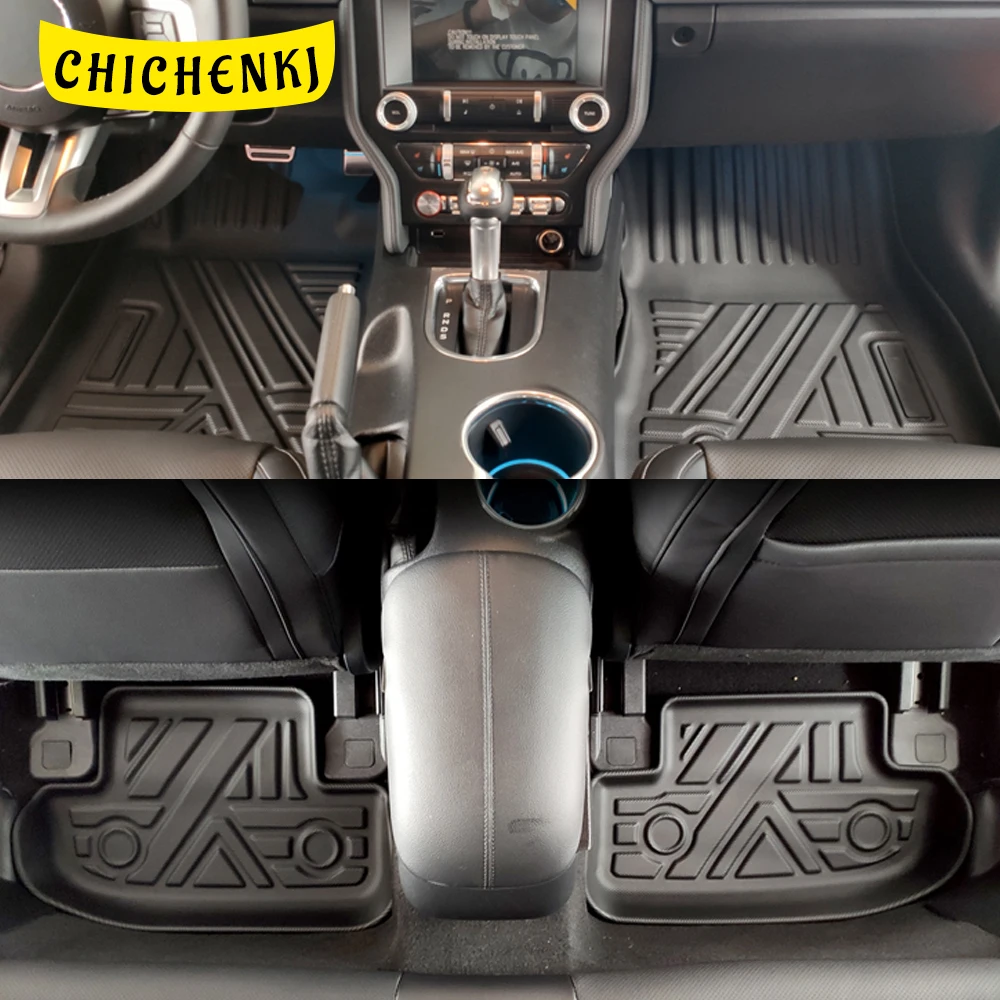 For Ford Mustang G6 2015-2020 Auto Car Floor Mats All-Weather TPE Foot Mat Odorless Pad Waterproof Tray Mat Interior Accessories
For Ford Mustang G6 2015-2020 Auto Car Floor Mats All-Weather TPE Foot Mat Odorless Pad Waterproof Tray Mat Interior Accessories