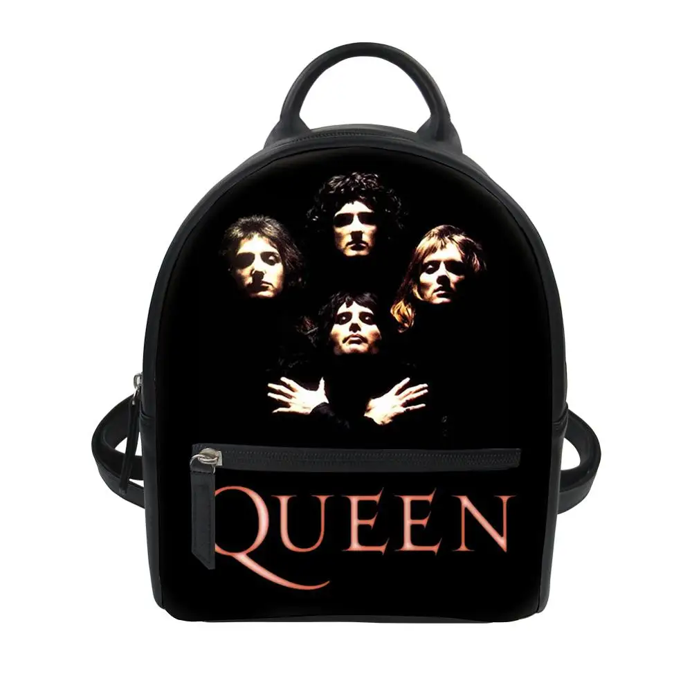 Модный рюкзак HaoYun из искусственной кожи хит продаж женский с принтом Queen Band