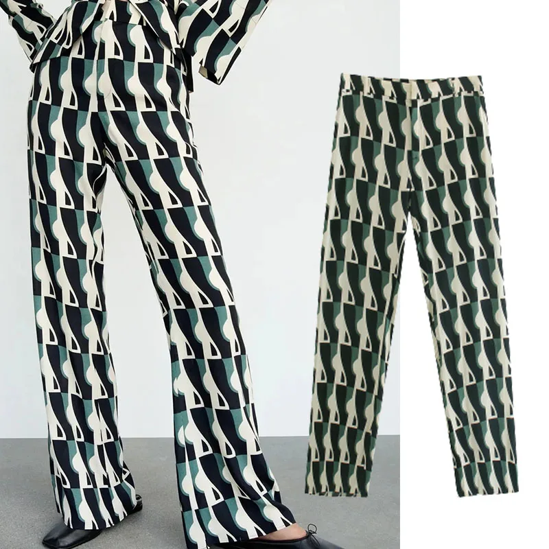 Женские брюки с боковыми карманами Za, винтажные прямые брюки на молнии с высокой эластичной талией, 2021
Женские брюки с боковыми карманами Za, винтажные прямые брюки на молнии с высокой эластичной талией, 2021