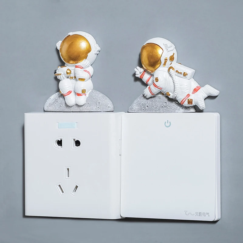 2Pcs Creative Astronaut 3D Switch Sticker Resin Stereo Socket Decoration Stickers Indoor Wall Stickers Wall Decoration
2Pcs Creative Astronaut 3D Switch Sticker Resin Stereo Socket Decoration Stickers Indoor Wall Stickers Wall Decoration