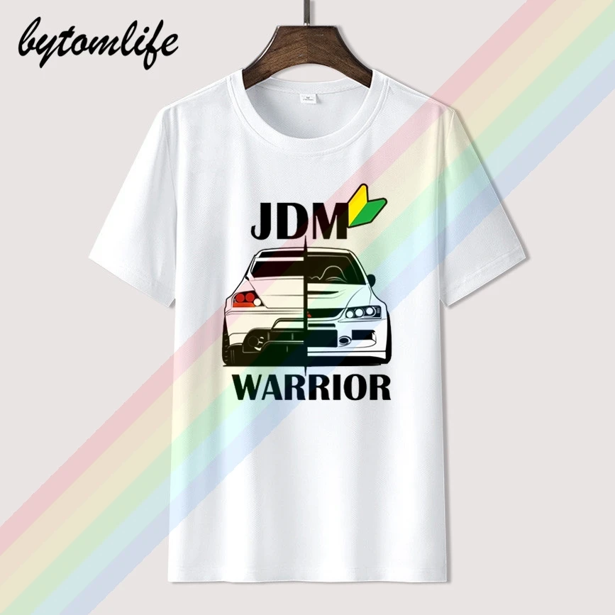 2021 новая дизайнерская футболка новинка футболки JDM машина воин взрослая 100%