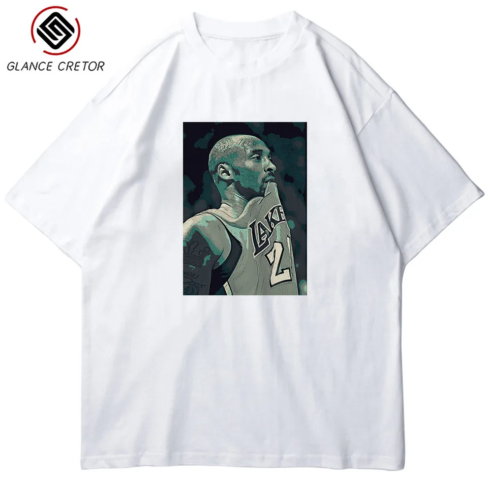 Баскетбольная уличная футболка Летняя модная спортивная Топы с принтом хип хоп