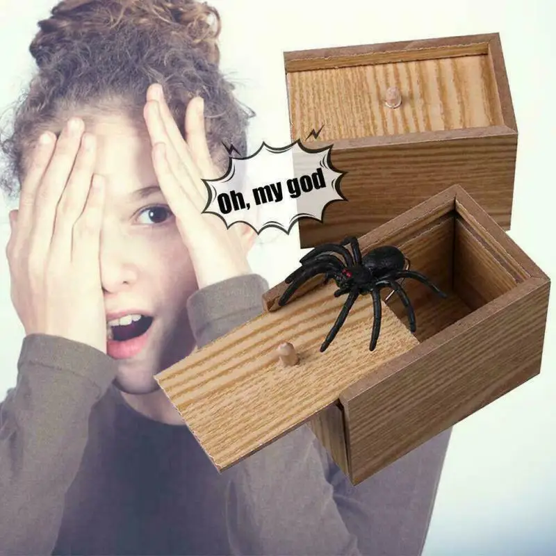 Funny Scare Box Mouse Spider In Case Prank-Wooden Joke Trick Play Toy HOT Wooden Prank Spider Scare Box
Funny Scare Box Mouse Spider In Case Prank-Wooden Joke Trick Play Toy HOT Wooden Prank Spider Scare Box