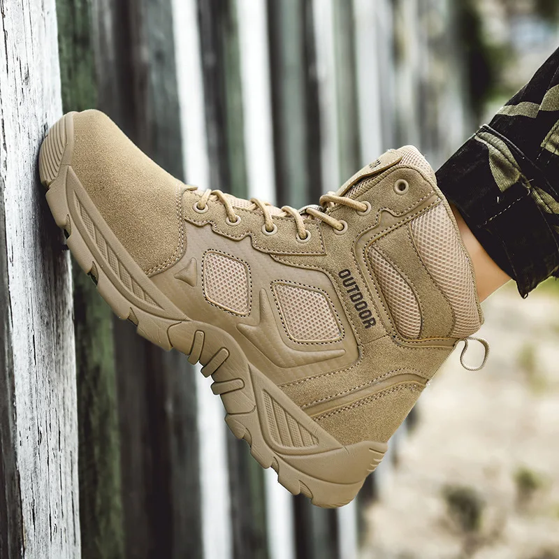 Military Ankle Boots Men Outdoor Genuine Leather Tactical Combat Man Boots Army Hunting Work Boots For Men Shoes Casual m98
Military Ankle Boots Men Outdoor Genuine Leather Tactical Combat Man Boots Army Hunting Work Boots For Men Shoes Casual m98