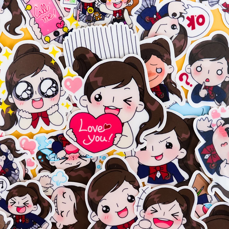 15pcs Cute Yuko girls waterproof for phone car Label Decorative Stationery Stickers Scrapbooking DIY Diary Album toy Stickers
15pcs Cute Yuko girls waterproof for phone car Label Decorative Stationery Stickers Scrapbooking DIY Diary Album toy Stickers