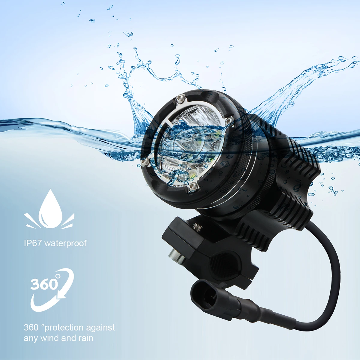 Motorcycle Universal 6/9 Chips Headlight LED Motorbike Modification 90W 12-80V Spotlight Waterproof Fog External Spot Motos Bulb
Motorcycle Universal 6/9 Chips Headlight LED Motorbike Modification 90W 12-80V Spotlight Waterproof Fog External Spot Motos Bulb