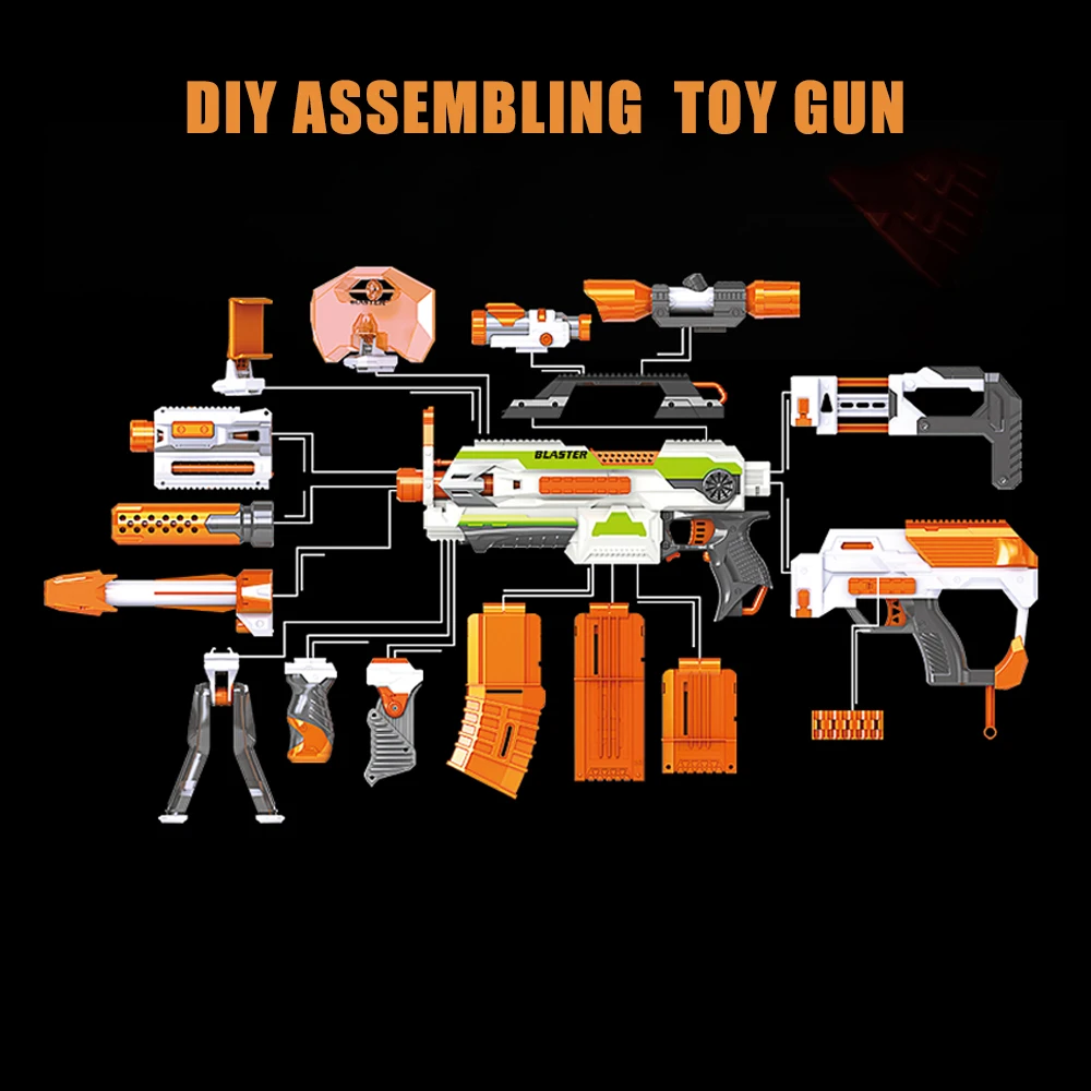 Игрушечный пистолет для Nerf дополнительные пули N-strick seides Дротика бластер Детские