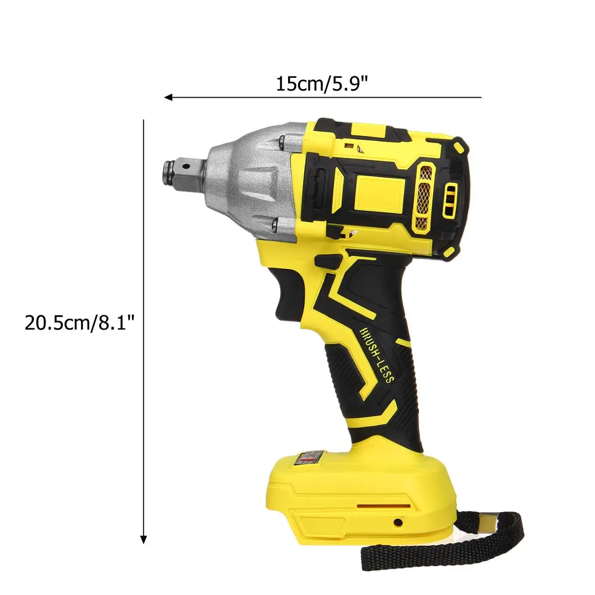 18V 350N.m Brushless Impact Wrench Cordless Electric Wrench Power Tool Torque Rechargeable For 18V Makita Battery DTW285Z
18V 350N.m Brushless Impact Wrench Cordless Electric Wrench Power Tool Torque Rechargeable For 18V Makita Battery DTW285Z