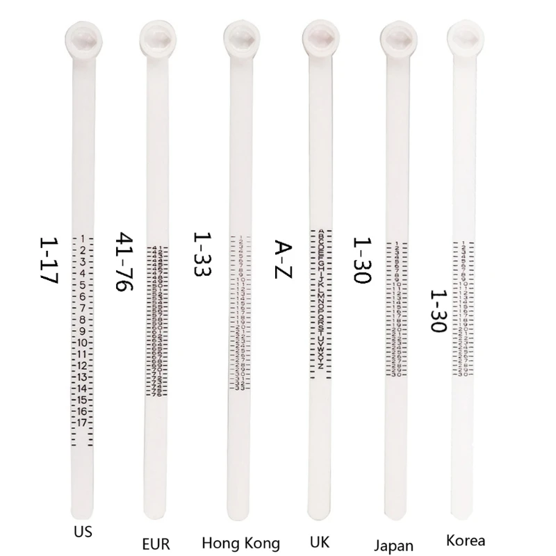 Plastic Ring Sizer Measuring Tool With 5X Magnifier Clear Scale Ring Measurers
Plastic Ring Sizer Measuring Tool With 5X Magnifier Clear Scale Ring Measurers