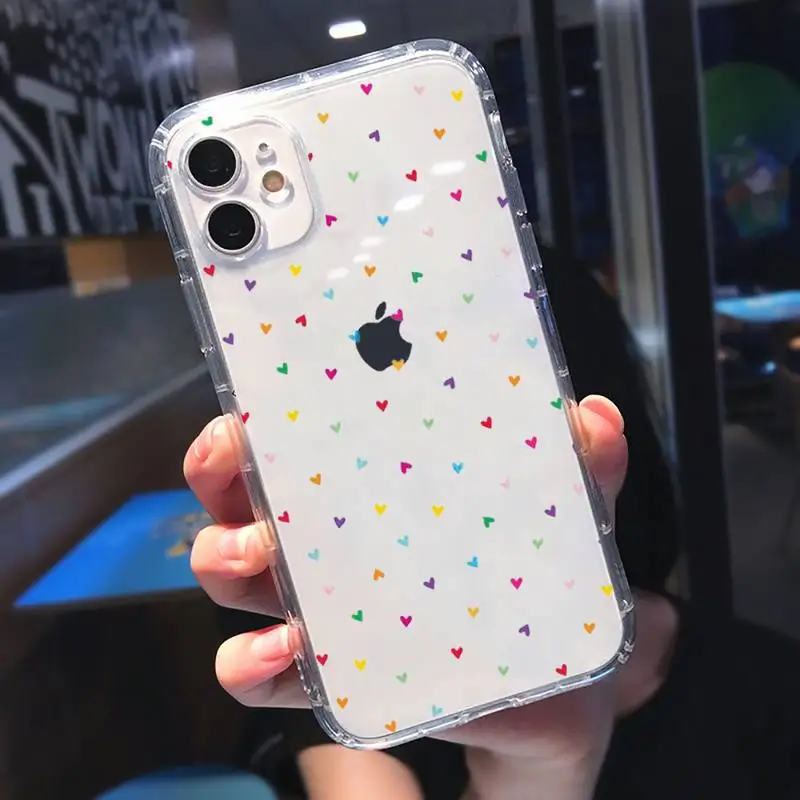 Love heart lovely bling Phone Case Transparent for iPhone 11 12 mini pro XS MAX 8 7 6 6S Plus X 5S SE 2020 XR
Love heart lovely bling Phone Case Transparent for iPhone 11 12 mini pro XS MAX 8 7 6 6S Plus X 5S SE 2020 XR