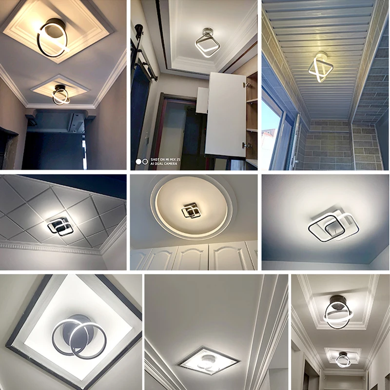 Modern LED ceiling chandelier for Hallway Balcony Corridor Bedroom Acrylic LED chandeliers Black or White indoor lighting
Modern LED ceiling chandelier for Hallway Balcony Corridor Bedroom Acrylic LED chandeliers Black or White indoor lighting